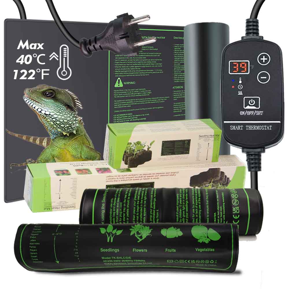 Heat Mat Seedling - 7-100W Plants Heating Pad with 16℃