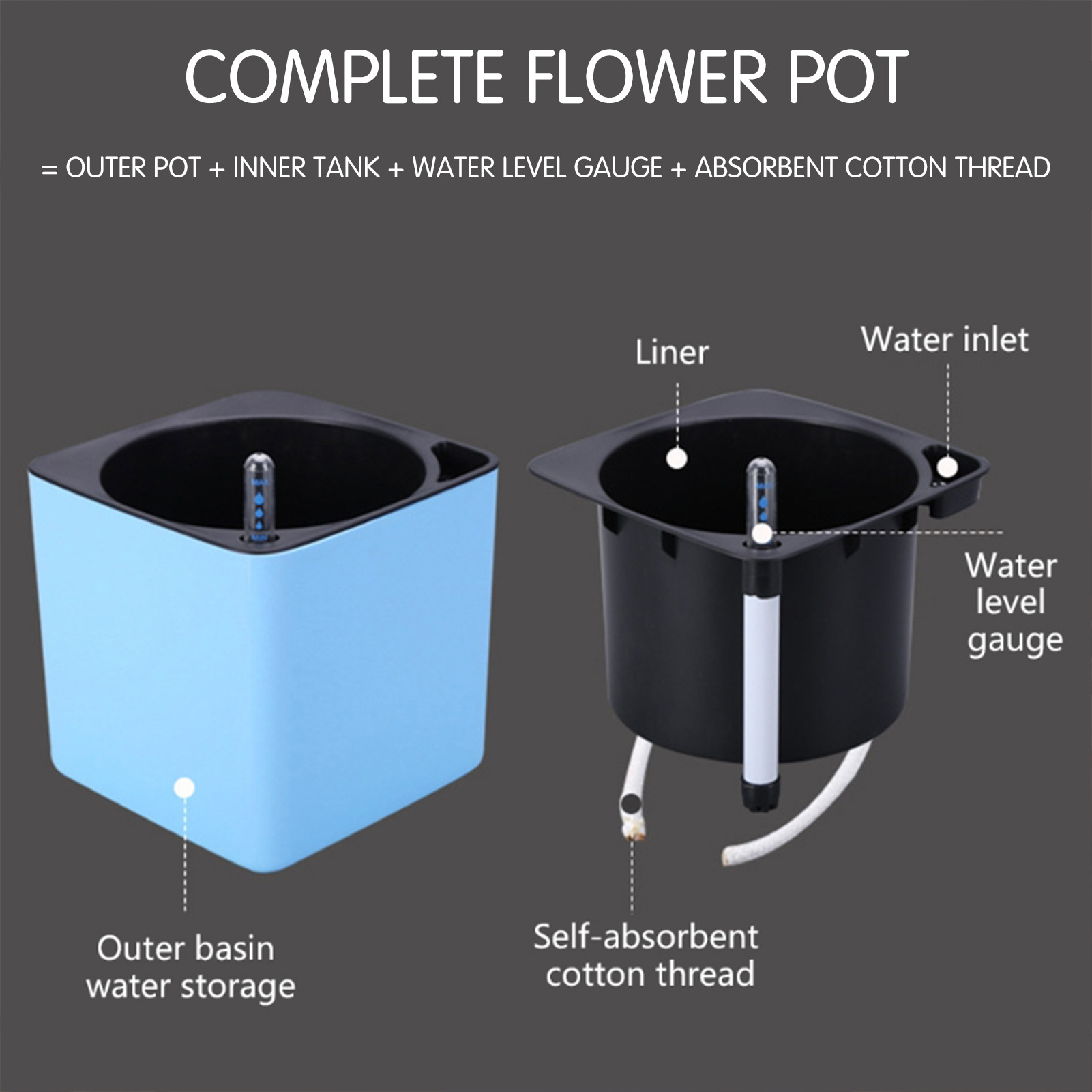 Automatic Self Watering Flower - Self Watering Insert review and price