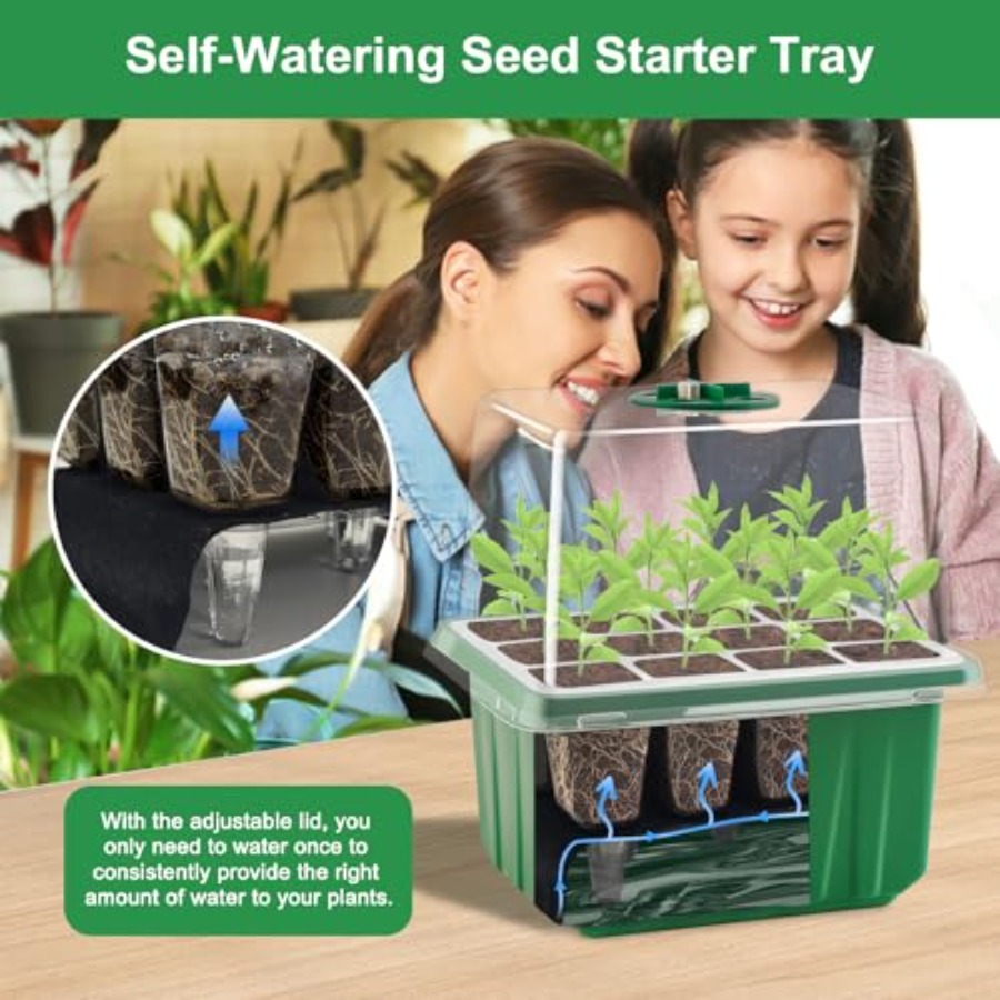 Seed Starter Tray with Light 6 - Humidity Dome Kit review and price