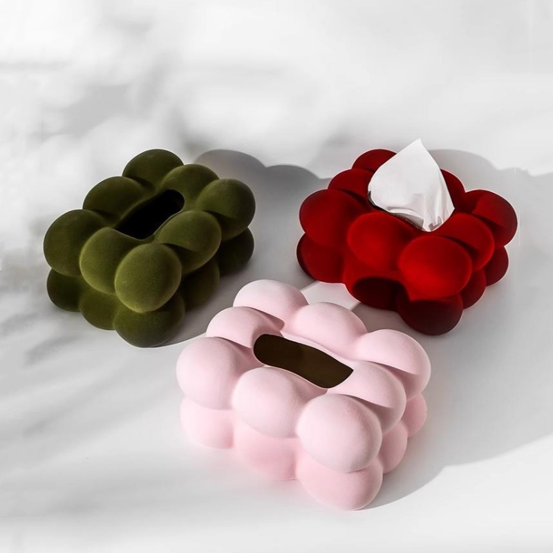 Flocked Tissue Box Geometrical - Agar Tissue Culture review and price