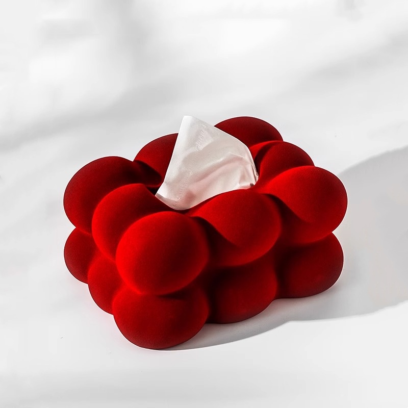Flocked Tissue Box Geometrical - Agar Tissue Culture review and price