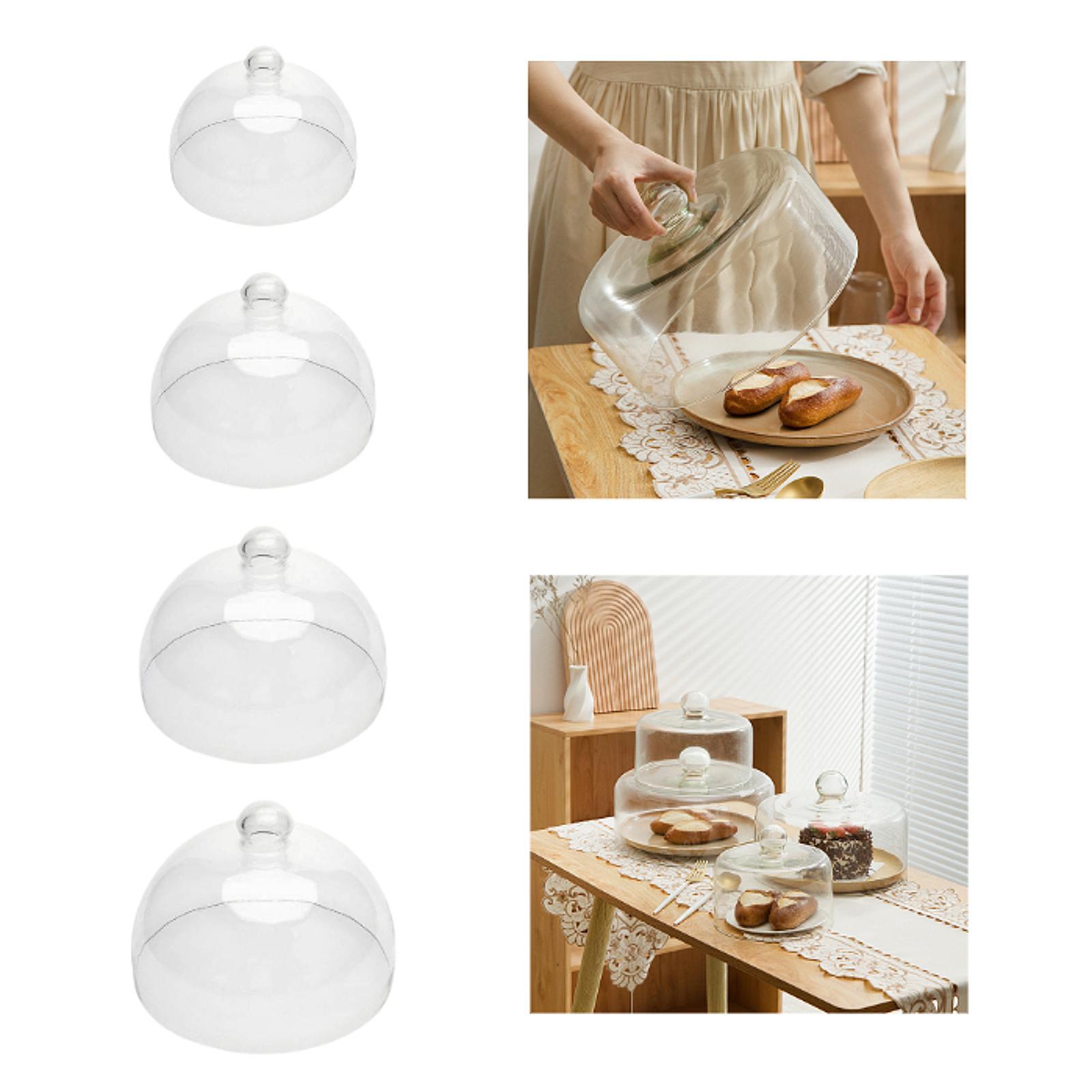 Glass Cake Cloche Dome Clear C - Plastic Dome Clear review and price