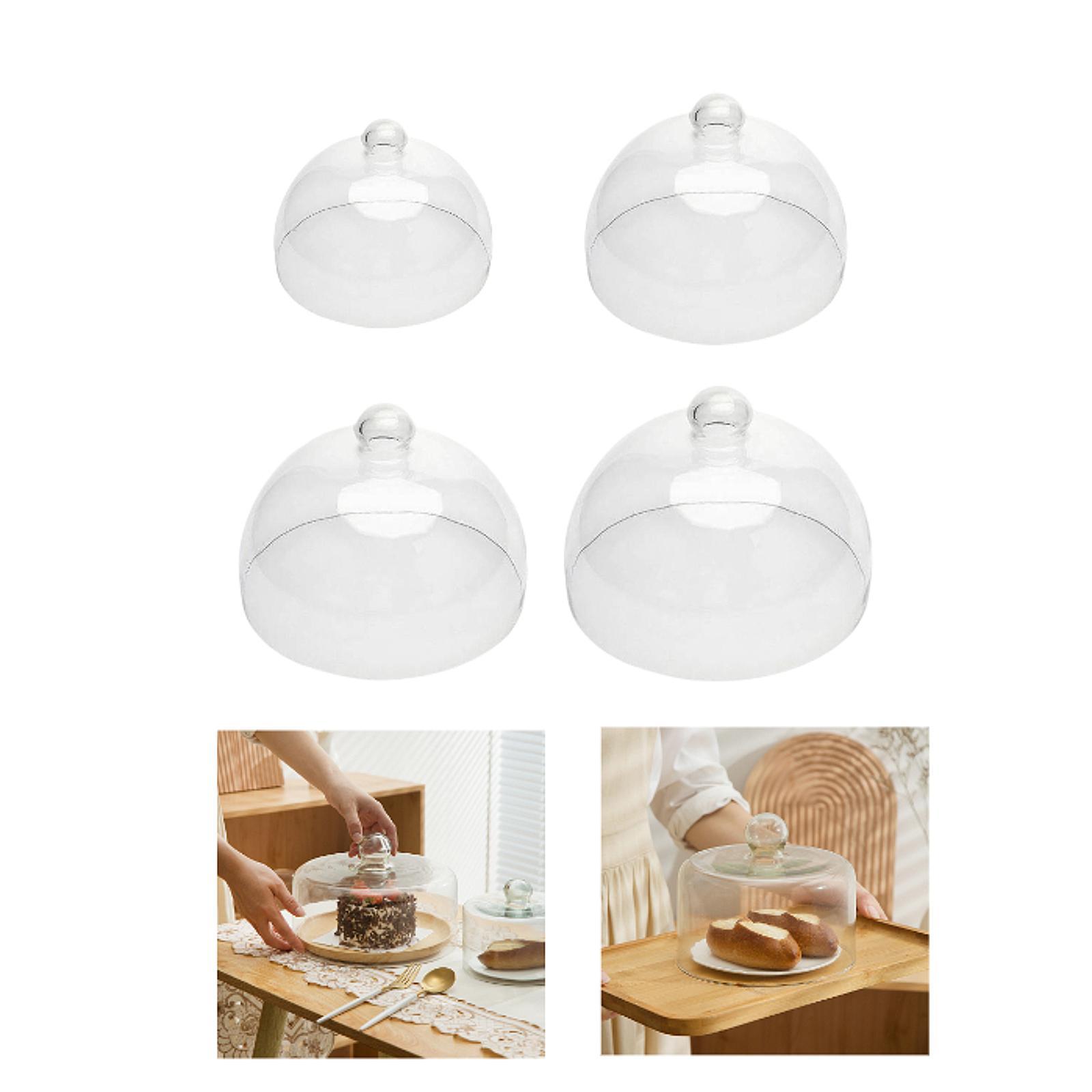 Glass Cake Cloche Dome Clear C - Plastic Dome Clear review and price