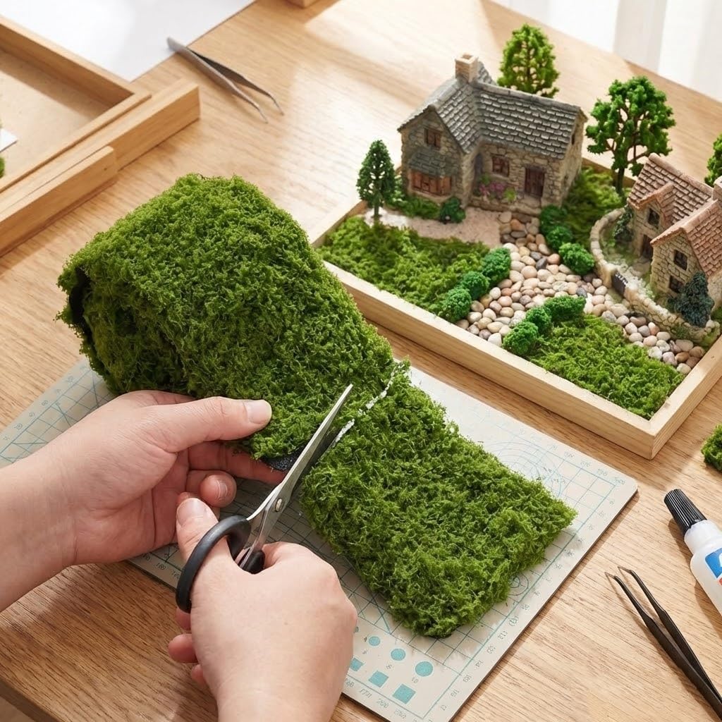 Artificial Moss Table Runner D - Sphagnum Moss Dry review and price
