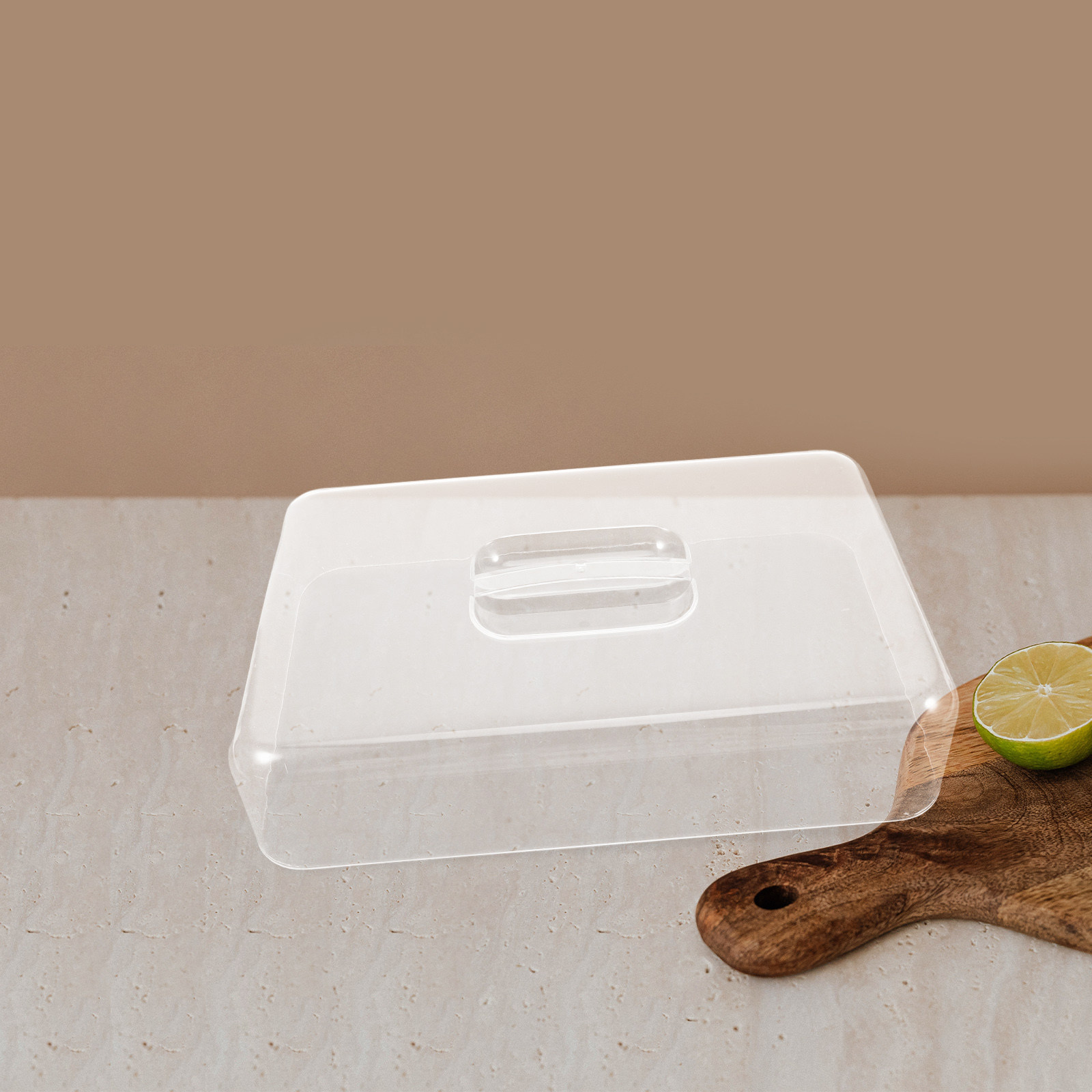2Pcs Clear Acrylic Rectangular - Plastic Dome Clear review and price