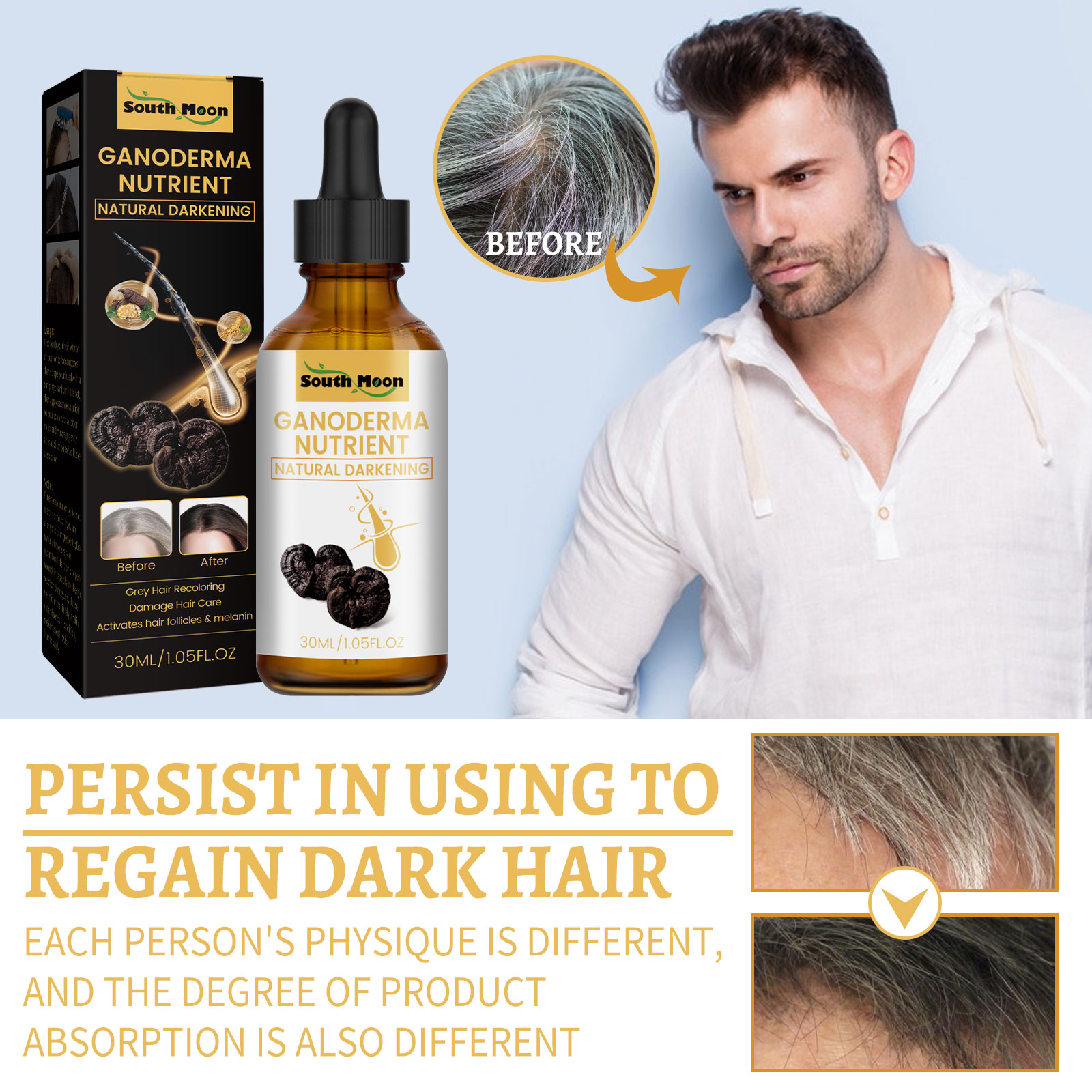 Black Ganoderma Lucidum Hair L - Root Stimulator Liquid review and price