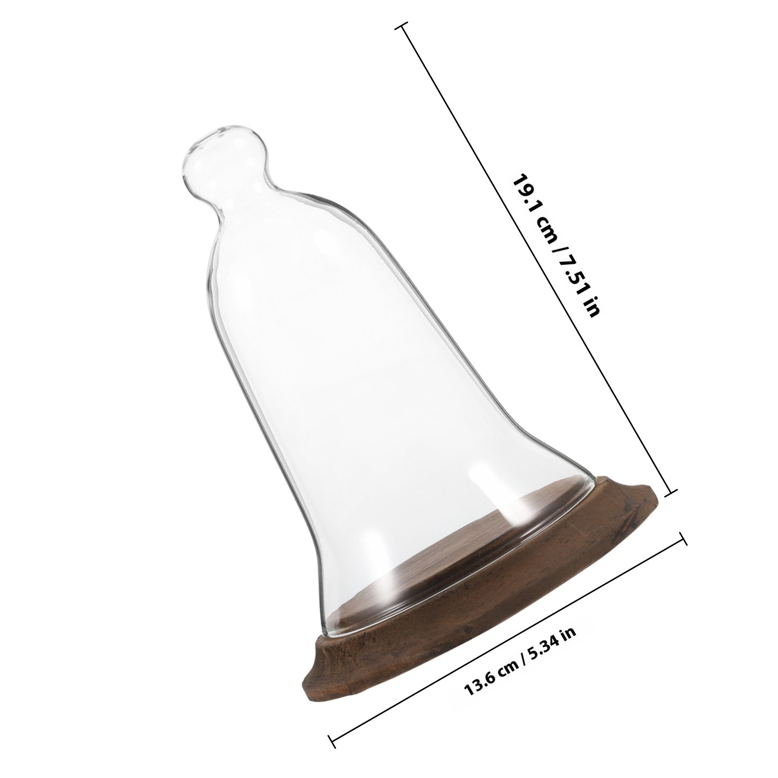 Clear Glass Cloche Dome High B - Plastic Dome Clear review and price