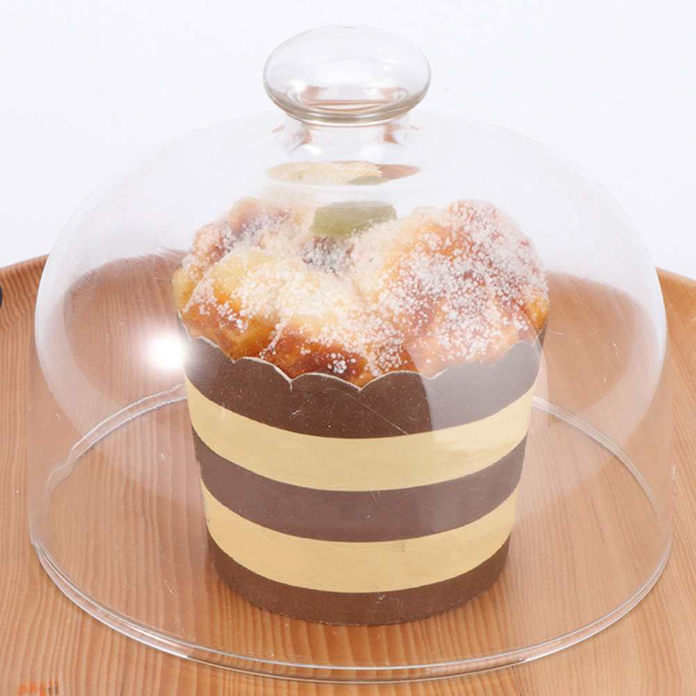 2Pcs Transparent Glass Cake Do - Plastic Dome Clear review and price