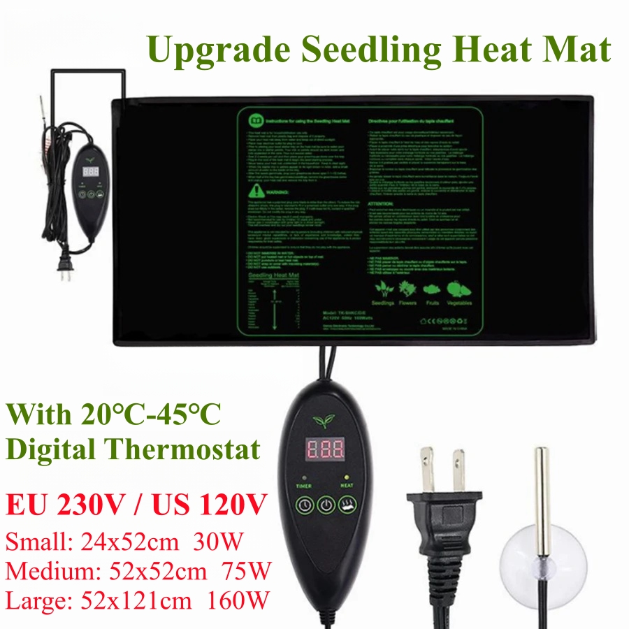3 Sizes Upgrade Seedling Heat  - Heat Mat Seedling review and price