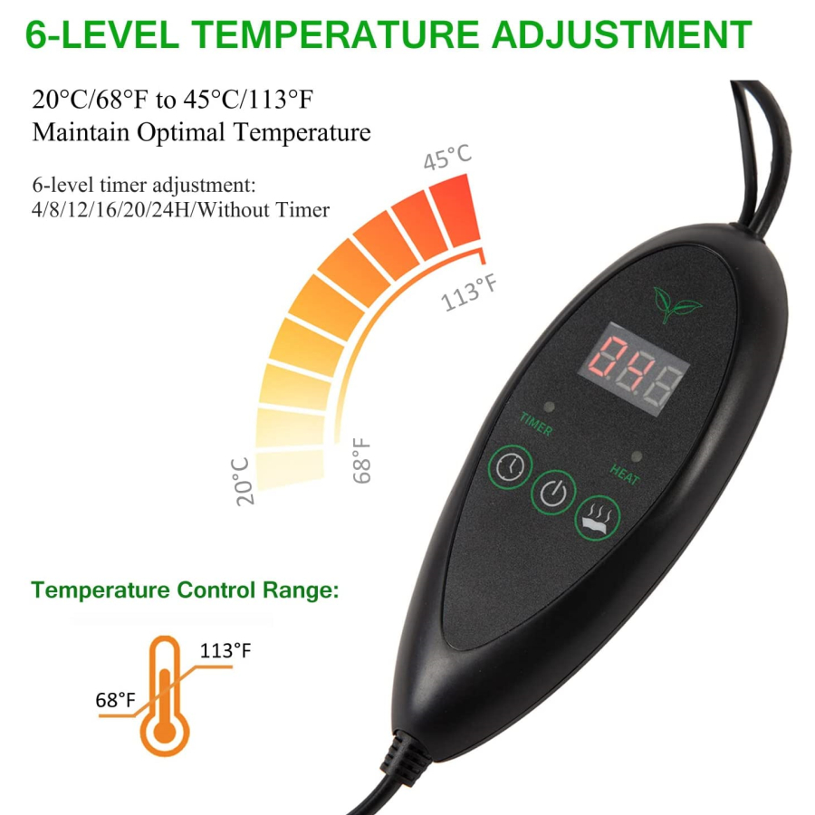 3 Sizes Upgrade Seedling Heat  - Heat Mat Seedling review and price