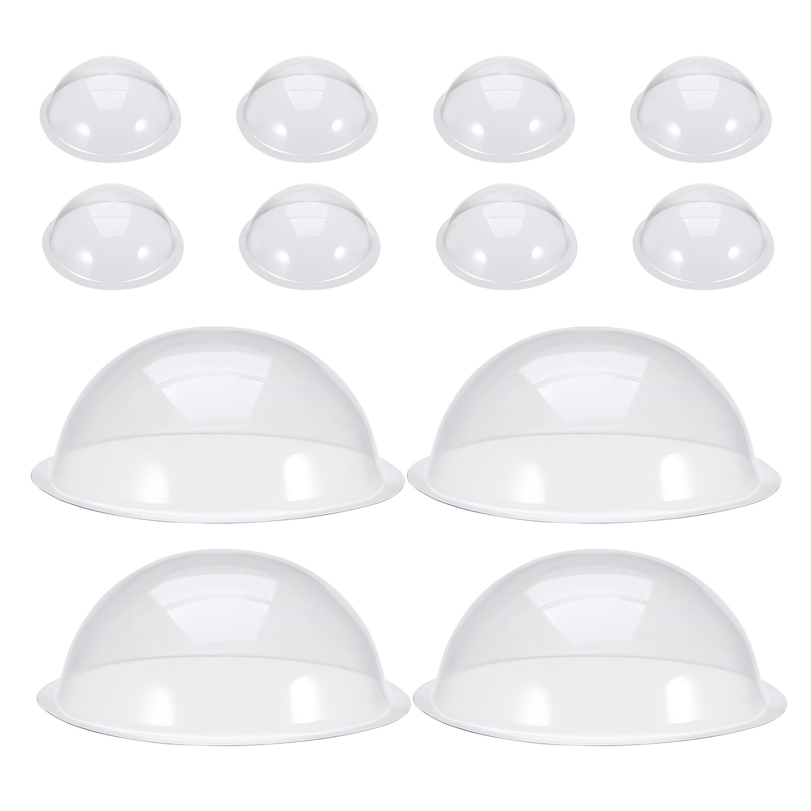 12Pcs Clear Fillable Plastic S - Plastic Dome Clear review and price