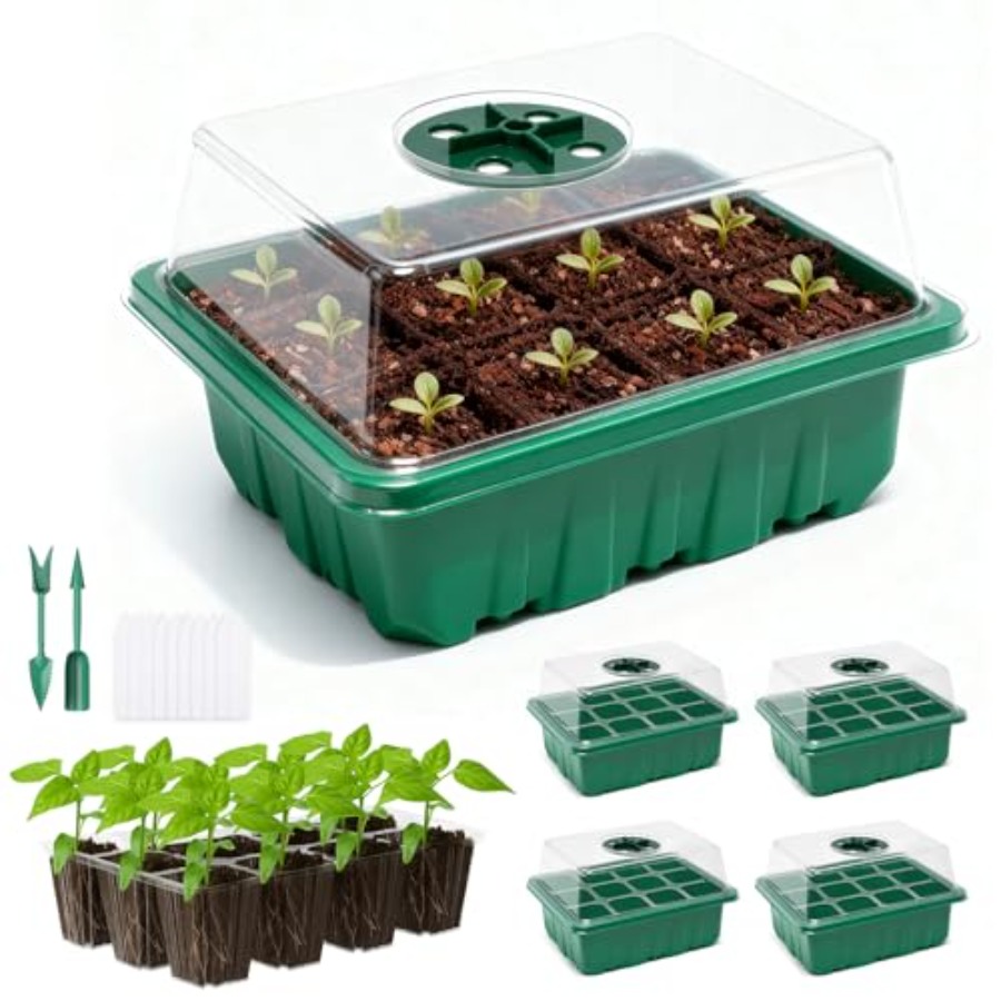 5 Packs Seed Starter Tray with - Humidity Dome Kit review and price