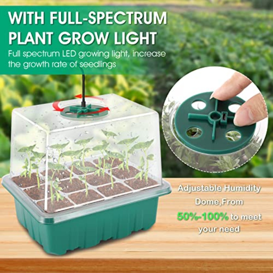 Seed Starter Tray with Light,  - Humidity Dome Kit review and price